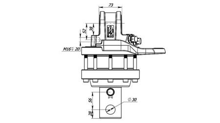 HIDRAULIKUS FORGATÓ 5500/3250 KG TENGELY