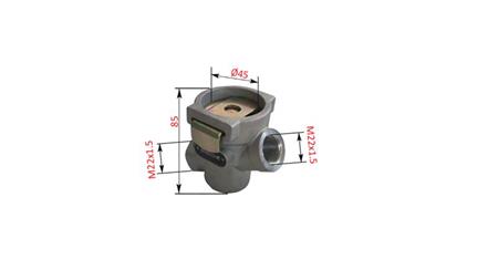 LEITUNGSVENTIL-LUFTFILTER M22X1,5 FÜR BREMSANLAGE