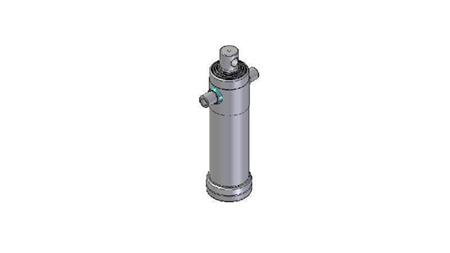 3047F -TELESCOPISK CYLINDER STANDARD/HUL 4 TRIN REJSE 1510 DIAMETER 124