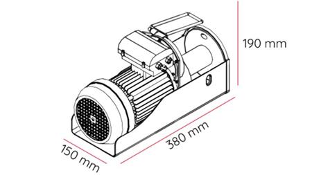 GUINCHO ELÉTRICO 230 V DWI 300/600 kg