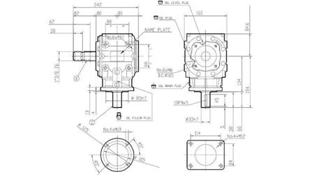 KULMAKÄÄNTÄJÄ T-310J 1:3 (30HP-22kW)