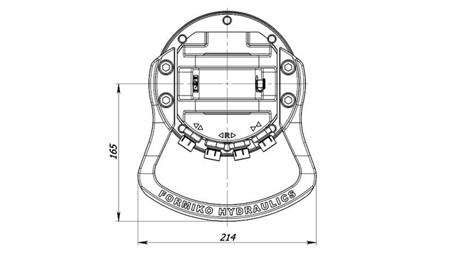 HIDRAULIČNI ROTATOR 4500/2250 KG SA OSI