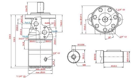 HYDROMOTOR B/MR 200 - S BRZDOU