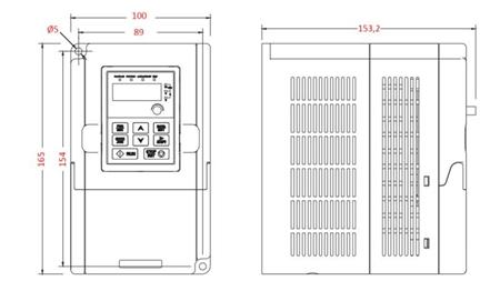 FREKVENČNÝ MENIČ-INVERTOR 1Fáza 2.2kW GD10-2R2G-S2-B