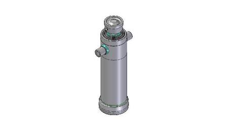 4036S -TELESCOPIC CYLINDER STANDARD/BALL 3 STAGE SLAG 1273 DIAMETER 152