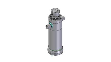 4043S -TELESCOPIC CYLINDER STANDARD/BALL 4 STAGES TRAVEL 1500 DIAMETER 152