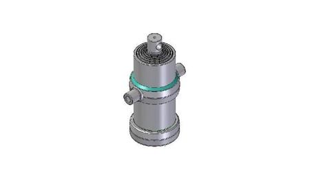 6021F -TELESCOPISK CYLINDER STANDARD/HUL 6 TRIN SLAG 1765 FI 170