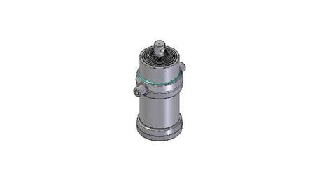 8023F - TELESCOPISK CYLINDER STANDARD/HÅL 8 STEG SLAG 2685 FI 215