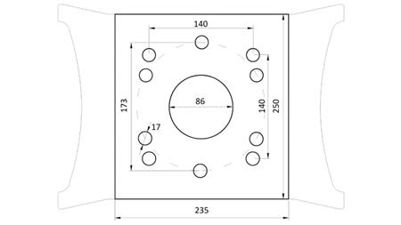 PINZE PER ROCCE BSG 500 TG 1500 kg - 1350 mm