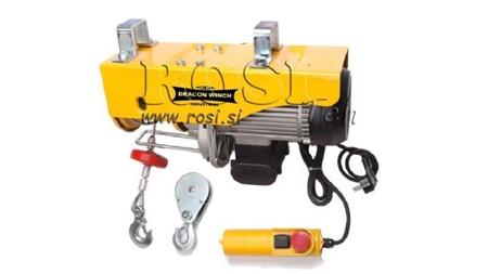 230 V ELECTRIC WINCH DWI 400/800 kg