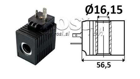 ELEKTROMÁGNESES TEKERCS 12V DC - CB12 - fi 16.15mm-52mm 16W IP65