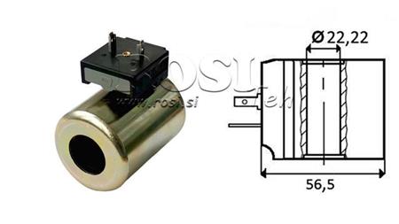 BOBINE ÉLECTROMAGNÉTIQUE 24V DC - CB14 - fi 22.22mm-59mm 30W