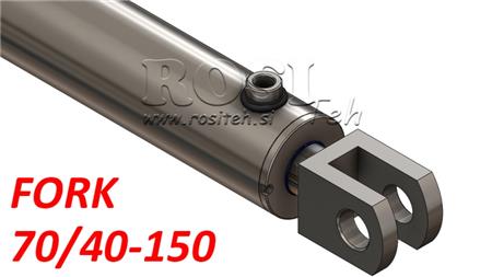 HYDRAULIC CYLINDER FORK 70/40-150