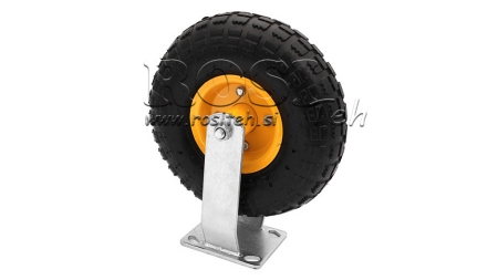 PNEUMATIC WHEEL 21/25cm WITH FIXED BASE FC80