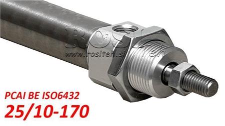 PNEUMATIC CYLINDER PCAI 25/10-170 BE ISO6432