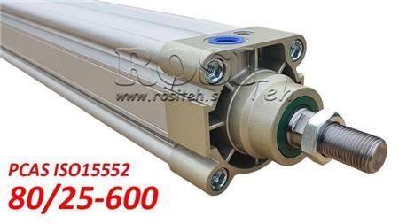 PNEUMATIC CYLINDER PCAS 80/25-600 BE ISO15552