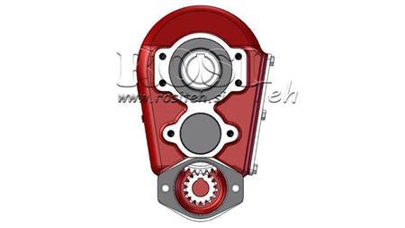 REDUCTOR - MULTIPLICATOR RT150 FOR HYDRAULIC MOTOR MP/MR/MS/MH gear ratio 12:1