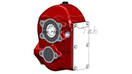 REDUCTOR - MULTIPLICATOR RT190 FOR HYDRAULIC MOTOR MP/MR/MS gear ratio 10,2:1