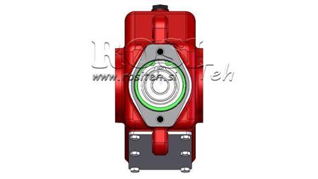 RIDUTTORE - MOLTIPLICATORE RT200 PER MOTORE IDRAULICO MP/MR relazioni 16,4:1