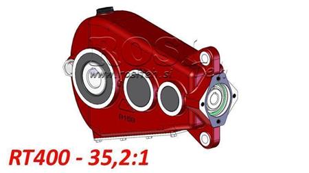 ÜBERSETZUNGSGETRIEBE - REDUKTOR RT400 FÜR HYDROMOTOR MP/MR/MS verhältnis 35,2:1 