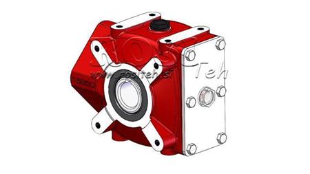 REDUCTOR - MULTIPLICATOR RT50 FOR HYDRAULIC MOTOR MP/MR/MS gear ratio 1,9:1