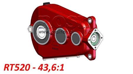 RIDUTTORE - MOLTIPLICATORE RT520 PER MOTORE IDRAULICO MP/MR/MS relazioni 43,6:1