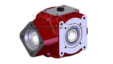 ÜBERSETZUNGSGETRIEBE - REDUKTOR RT90EC FÜR HYDROMOTOR MP/MR/MS verhältnis 3,1:1