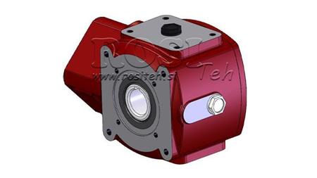 REDUCTOR - MULTIPLICATOR RT90EC FOR HYDRAULIC MOTOR MP/MR/MS gear ratio 3,1:1