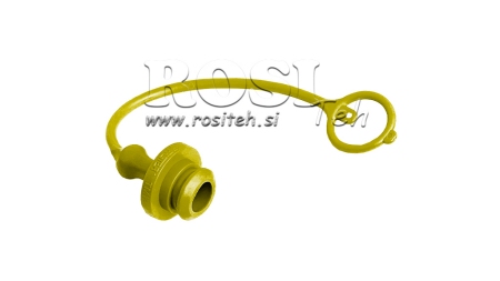 PROTECTION RUBBER COVER YELLOW - FEMALE QUICK COUPLER