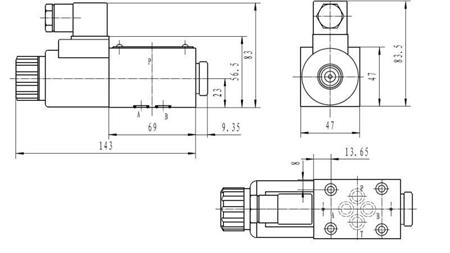 CETOP 3_1 TEKERCS MÉRETEK 6A