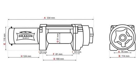 GUINCHO ELÉTRICO 12 V DWH 3500 HD - 1588 kg