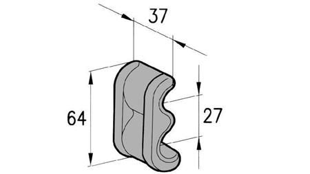 TRAILER HINGE BRACKET AVEC INTERMEDIATE