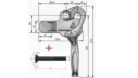 LATCH CLOSURE TYPE ROSI-02 LEFT