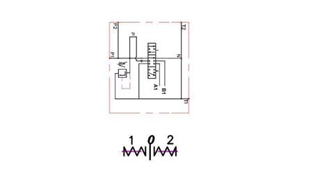 HYDRAULIC VALVE 1xP40 + ONE DIRECTION B1