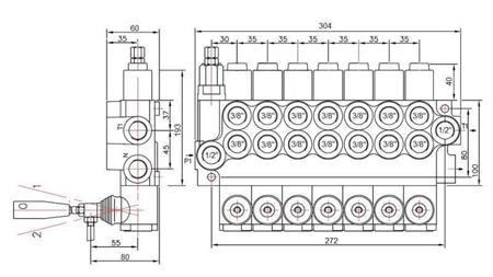 HYDRAULISK VENTIL 7xP40