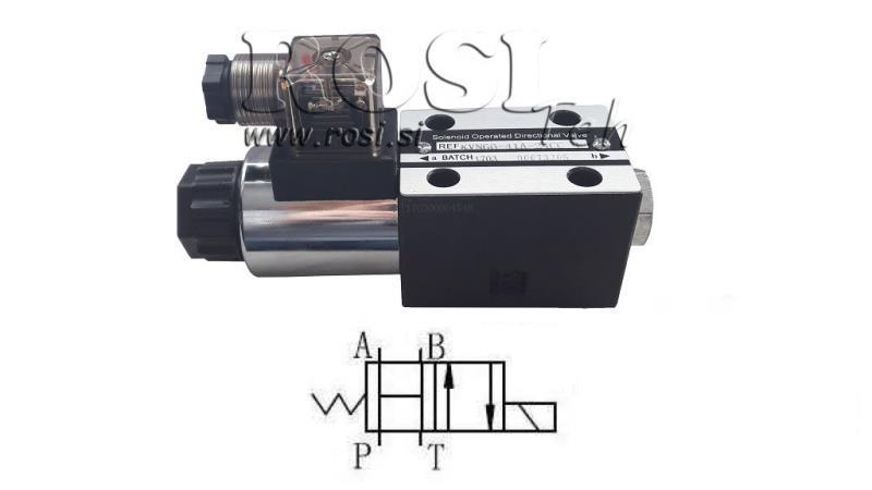 ELETTROVALVOLA IDRAULICA KV-4/2 CETOP 3 12/24/230V 3B