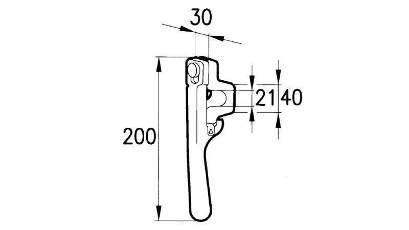 LATCH CLOSURE TYPE MEDIA FEMALE