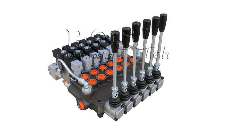 HYDRAULIC VALVE 6xP80 - EO+12V